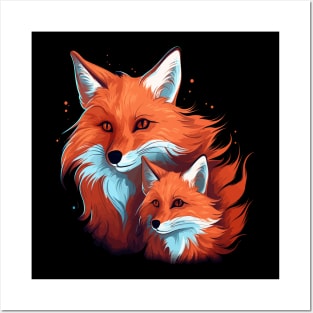 Red Fox Fathers Day Posters and Art